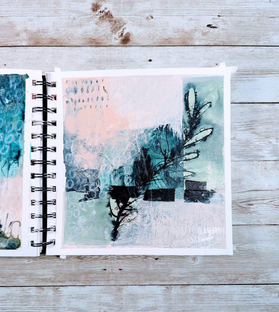 Art Journal Page by Laura Dame