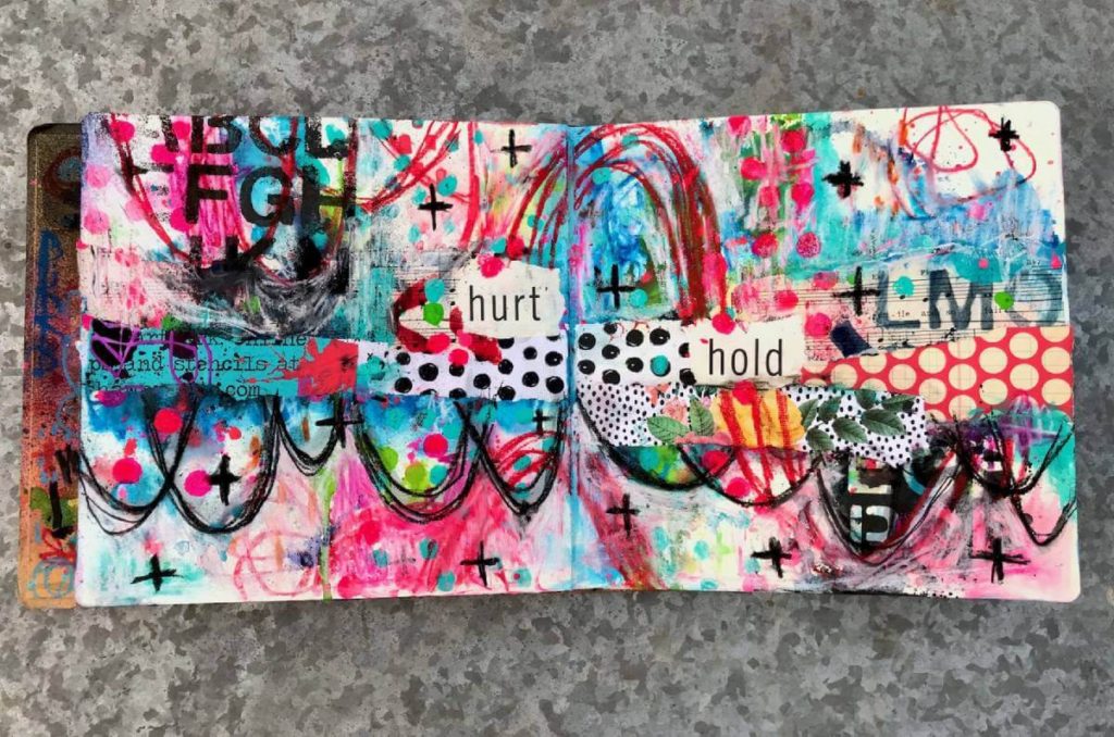 Nicole Austin Art Journal Spread