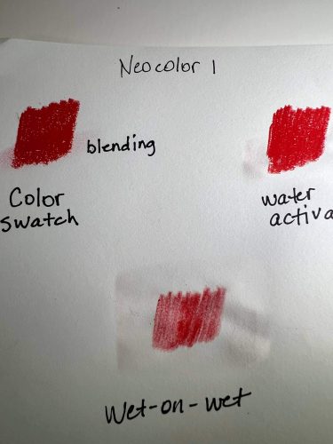 Neocolor I swatches